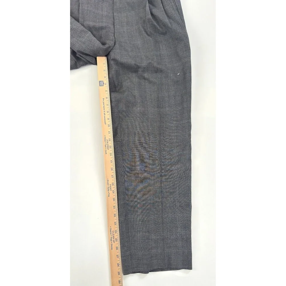 Ermenegildo Zegna Gray Double Breasted Men's Suit Fine Worsted Super 100's SZ 54